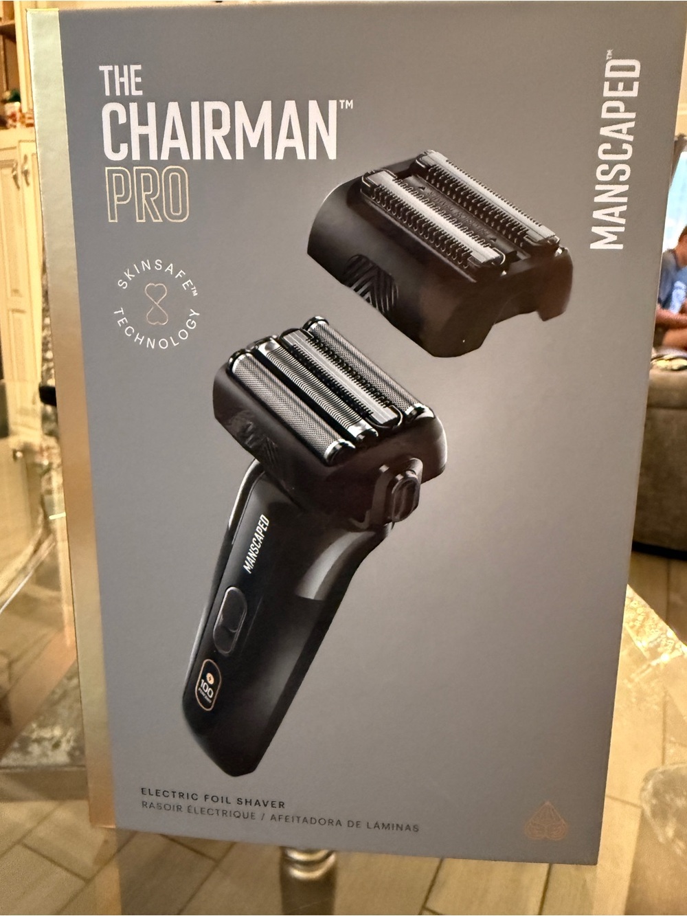 MANSCAPED The Chairman Pro Electric Foil Shaver Brand New